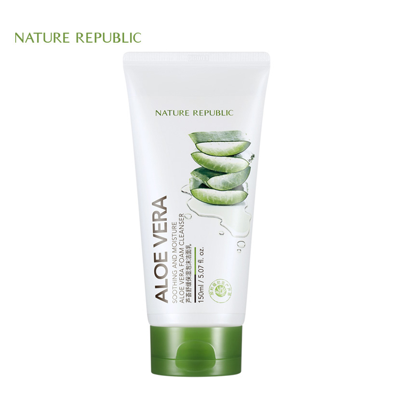 【天猫超市】Nature Republic芦荟舒缓保湿泡沫洁面乳 150ml
