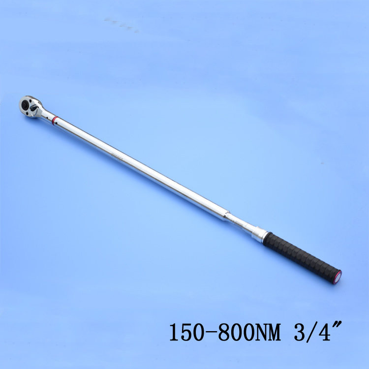 Taiwan imported industrial-grade large torque wrench torque 150-800NM mechanically adjustable 3 4 torque