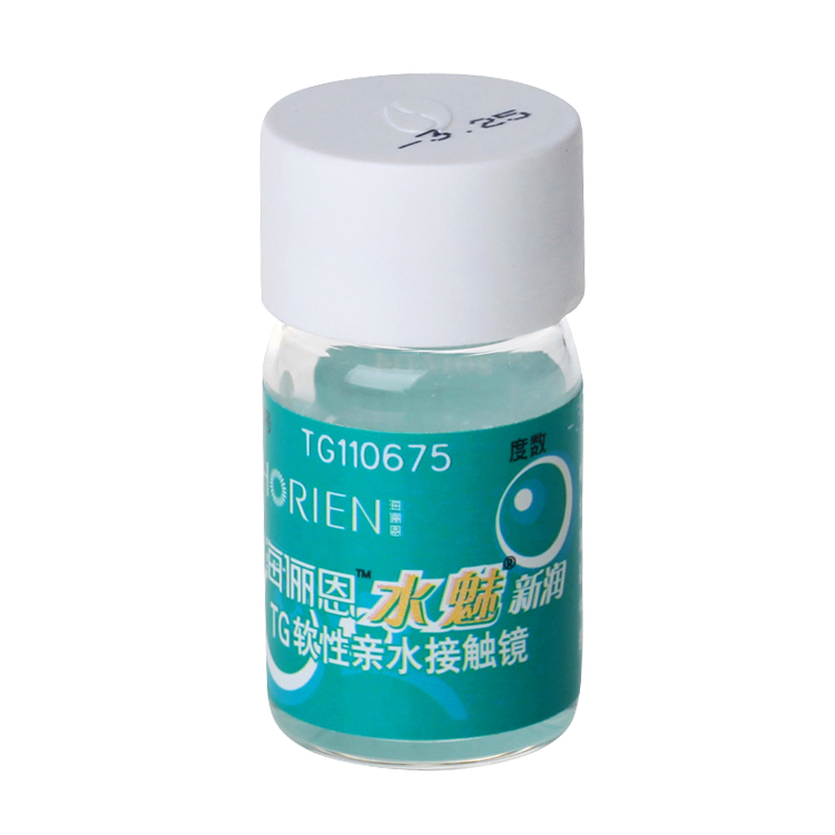 海俪恩隐形近视眼镜水魅年抛1片装TG水润保湿透明片