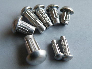 GB827 iron galvanized label rivet solid semi-round head nameplate knurled rivet M2M2.5M3M4M5