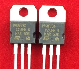 Original imported disassembly machine original character STP75NF75 P75NF75 75N75 (large chip) field effect transistor