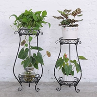 Железное цветочный стенд многосторный гостиная балконная посадка, сочный зеленый укроп