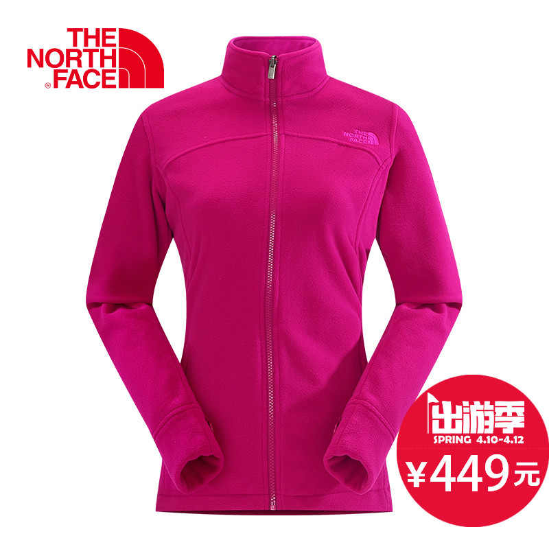 【2015秋冬新款】THE NORTH FACE/北面 女款防风抓绒夹克 CUE0