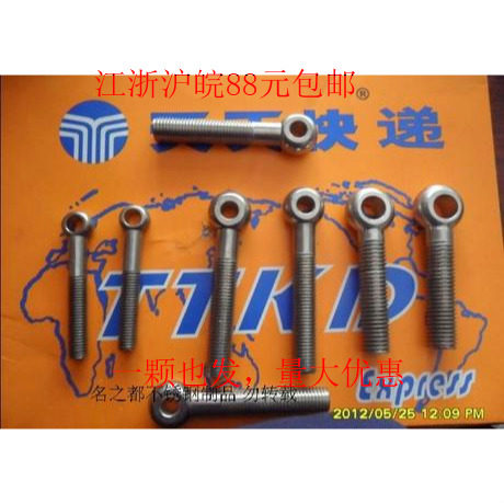 Stainless steel swivel bolt with eye swivel screw filter lug screw lug bolt M10 series