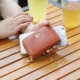 Lớp đầu tiên của gói da bò một thẻ phụ nữ đơn giản da nhiều thẻ siêu mỏng Giấy chứng nhận gói dung lượng lớn ví lv chính hãng Chủ thẻ