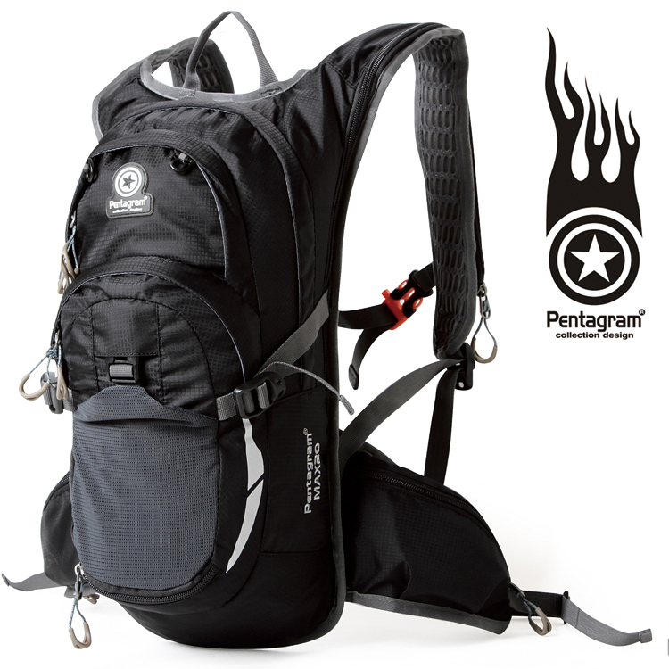 pentagram pentagram Pentagram Climbing Cross-country Riding Bag for men and women Bikes double shoulder travel Shoulder Bag