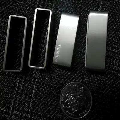 Yuexiang special pure titanium belt belt ring, anti-allergy, no rust, no heavy metal, light weight