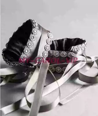 European and American foreign trade original single big-name diamond-encrusted sexy lace strap exclusive out-of-print boudoir fun alternative handcuffs