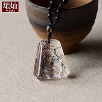 Yao Can crystal pendant Green ghost Zodiac chicken snake Male and female mascot necklace One thing and one picture