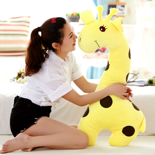 Подушка для сна, плюшевая игрушка, милая тряпичная кукла на день Святого Валентина, жираф, подарок на день рождения