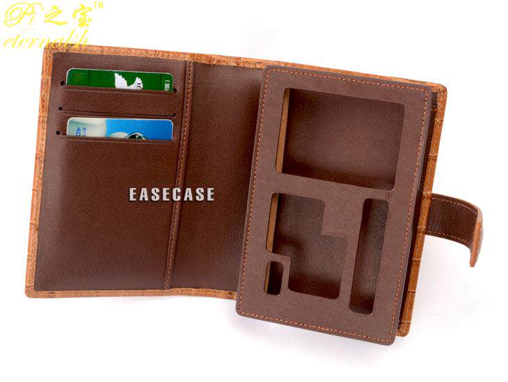 Colorful C4 Pro leather case is customized, the first layer of genuine cowhide protective shell, and the window is opened left and right with exquisite workmanship E4