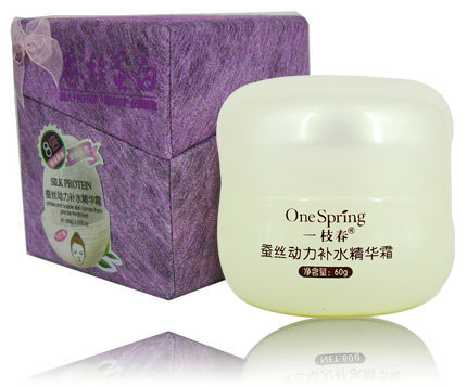 一枝春护肤面霜蚕丝蛋白动力补水精华霜60g补水保湿面霜