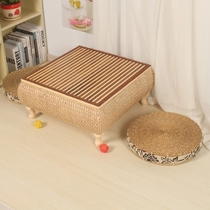 Solid wood table tatami balcony study small table sweat steam room special tea table window table kindergarten chess table