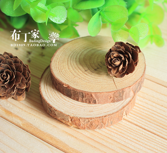 Photography props Round wood block 1 jewelry online shop photography background Taobao photo shooting props Photo props