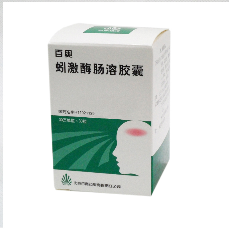 百奥 蚓激酶肠溶胶囊 30万单位*30粒/盒