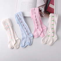 Girls pantyhose Spring and Autumn Pure Cotton Baby Conjoined Socks 1-2-3 Young Children Baby Beating Bottom Pants Socks