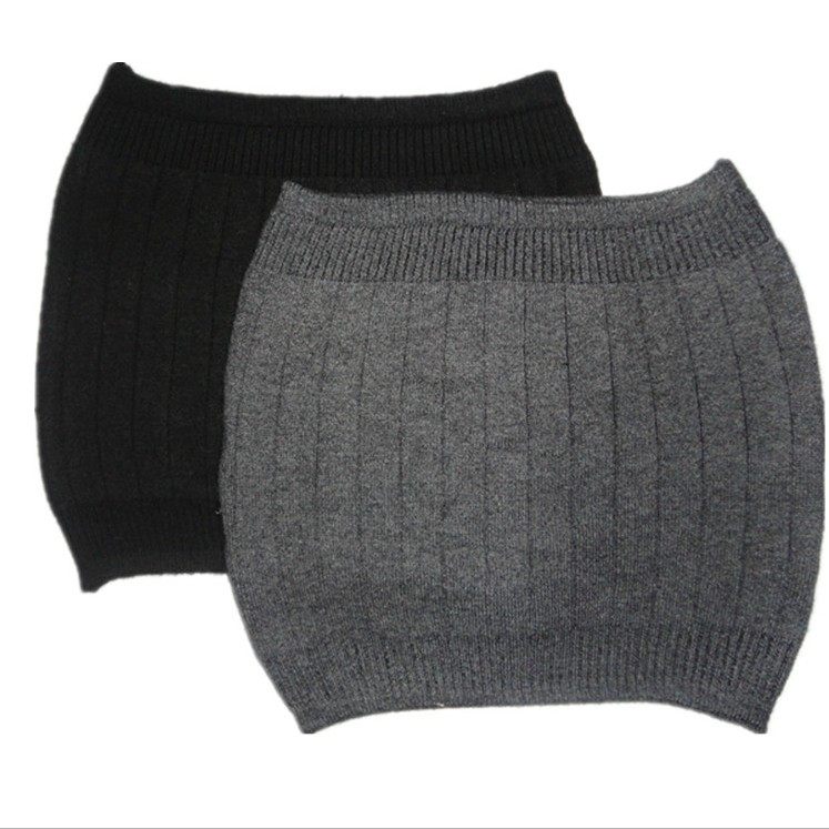 Autumn-winter double layer thickened male and female waist warm belt healthcare wool cashmere protection belt tummy protective stomach warm palace belt