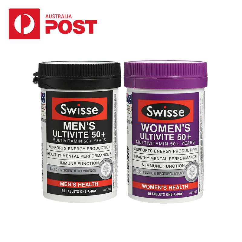 Swisse 50岁以上男性复合维生素片+50岁以上女性复合维生素片