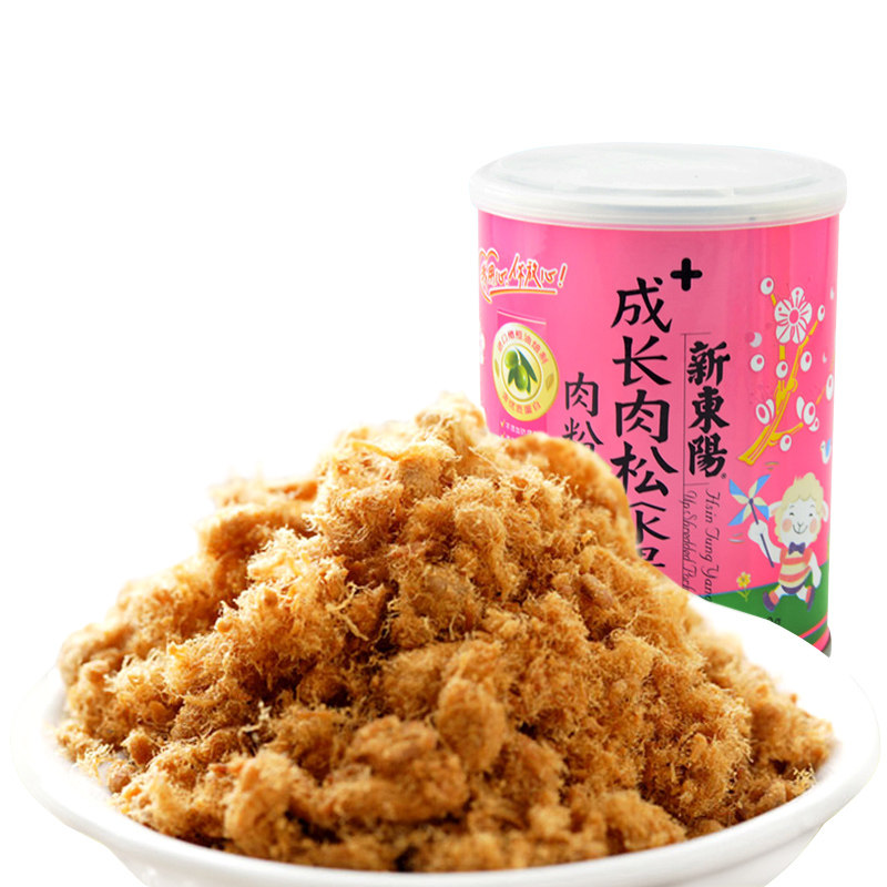 【天猫超市】新东阳 儿童成长肉松水果味80g/罐  婴幼儿食品 辅食