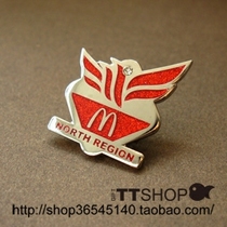 McDonalds mcdonalds North District logo badge commemorative brooch Medal-exquisite metal pins collection