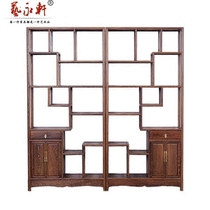 Chicken winged Wood Ming style ancient frame mahogany Duobao Chinese solid wood storage rack antique antique frame partition Duobao Pavilion