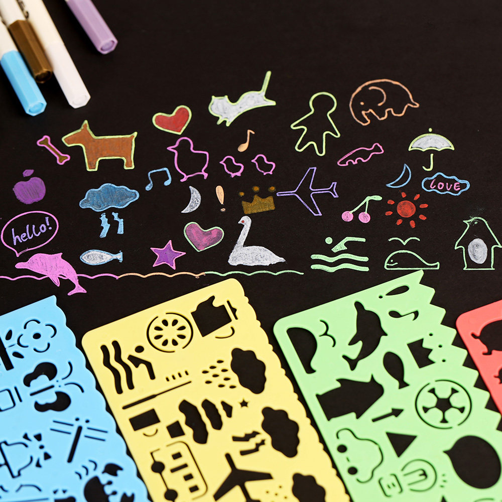 Dream Time Set DIY Handmade Album Accessories Decorative Album Tools Painting Set Drawing Template