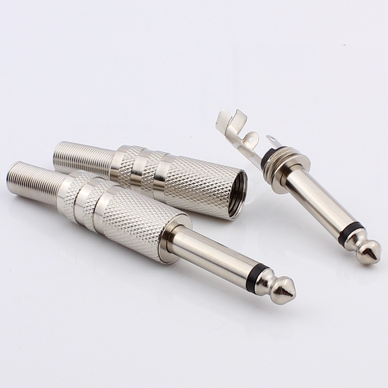Single track 6 5 plug sound audio plug mic plug KTV consumables big two-core 6 35 plug