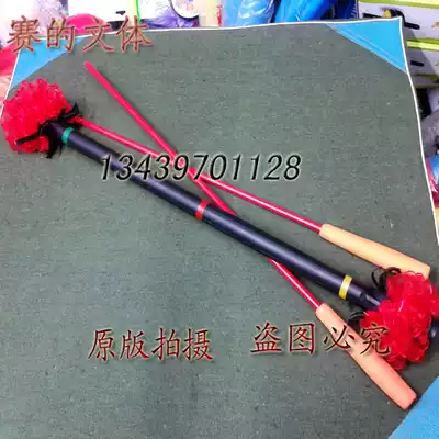 Students playing flower sticks Beijing flower sticks Elderly exercise flower sticks Set flower sticks Fitness flower sticks Playing flower sticks