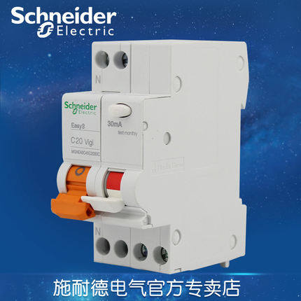 Schneider circuit breaker double-in double-out air switch DPN20A with leakage protection MGNEA9C45C2030C