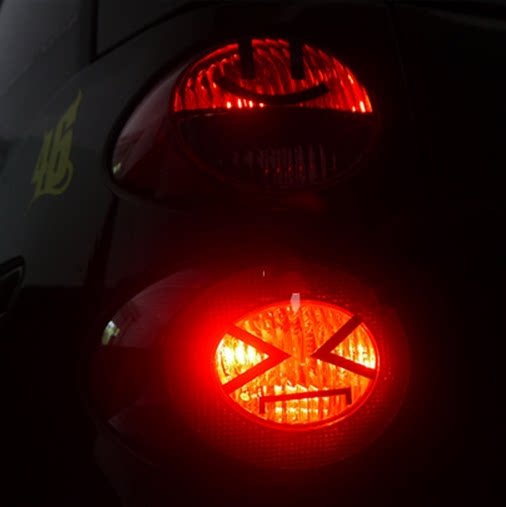 Mercedes Smart car modification stickers Elf Taillight personality decoration stickers SMART Taillight Stickers