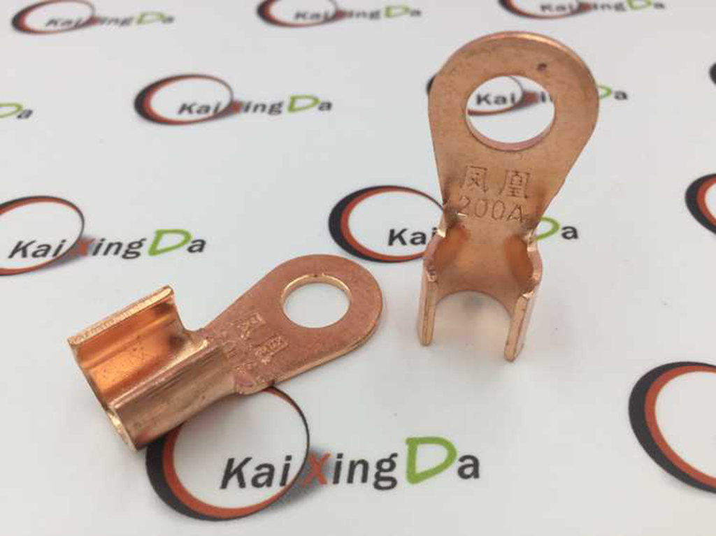 Copper open nose terminal terminal wiring nose copper nose cold press terminal wire nose OT-200A 1