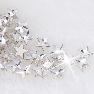 KaSi五角星水钻美甲装饰水钻贴钻工具:5mm*5mm 2颗装