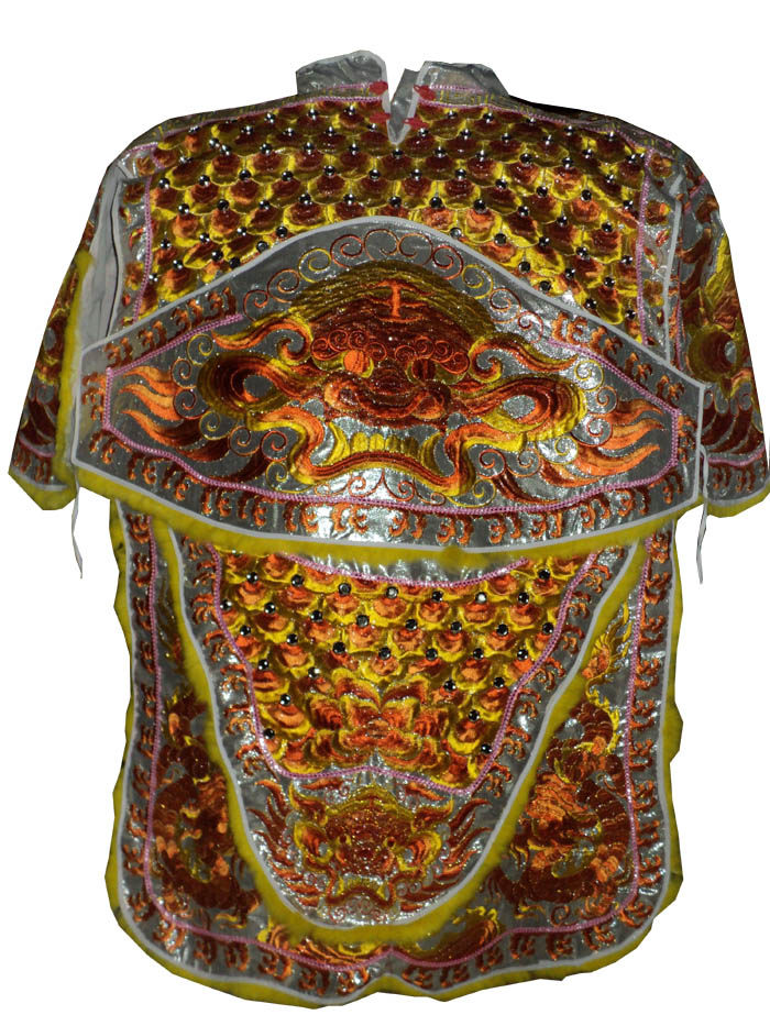 Tianlong embroidery Taiwan silver onion fabric of the tri - prince A opening shop celebration of the show A