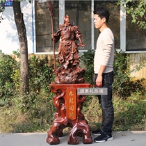 Kowloon Guan Gong decoration Guan Yu Guan Er Ye Wu God of Wealth statue landed lucky town house opening gift Housewarming crafts