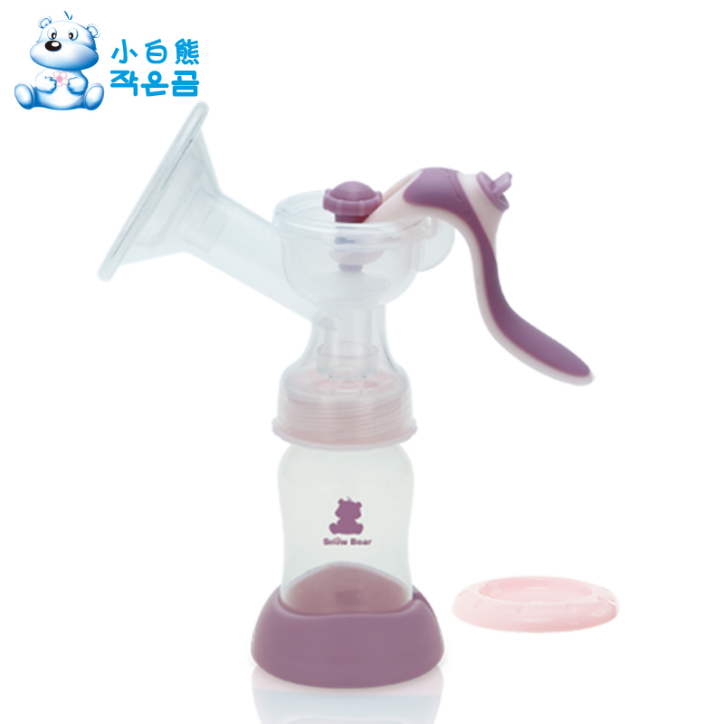 小白熊孕产妇手动吸奶器HL-0611开奶挤奶吸力大 吸乳器 挤奶器