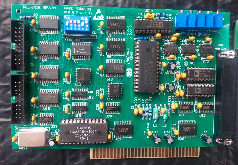 New Advantech PCL-711B 8-channel 12-bit analog input board warranty 2 years glass tempering furnace