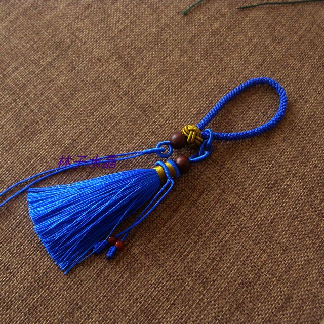 Pure handmade diy streaming Su bag hanging car keys to play the little stream Su