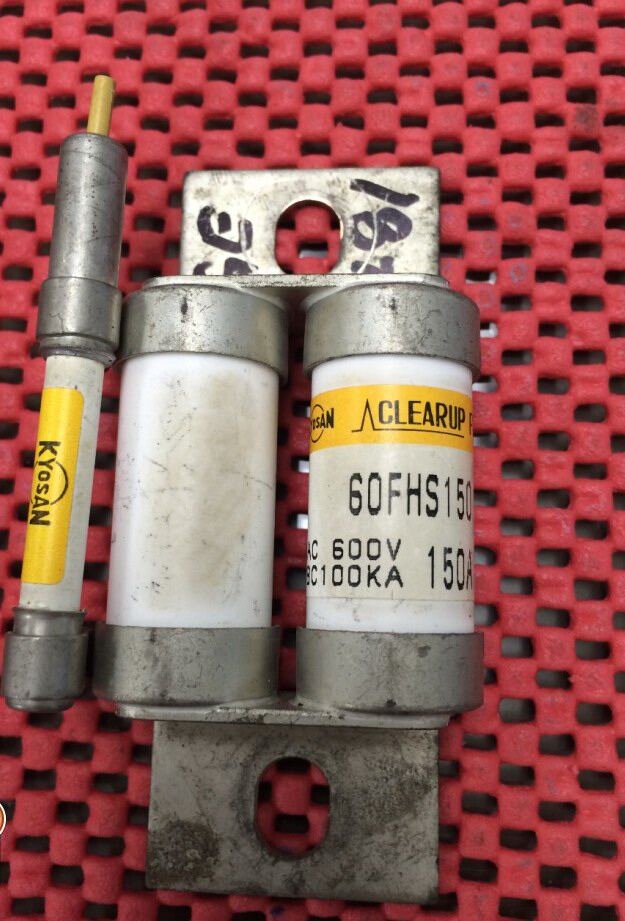 kyosan CLEARUP fuse 60FHS150 150A 600V (double insurance tube striker)