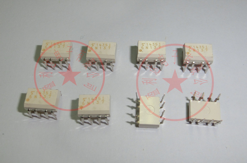 Brand new original In-line Optical Coupler 6N137 Optoelectronics Isolators DIP8 Real-body Shop Operating