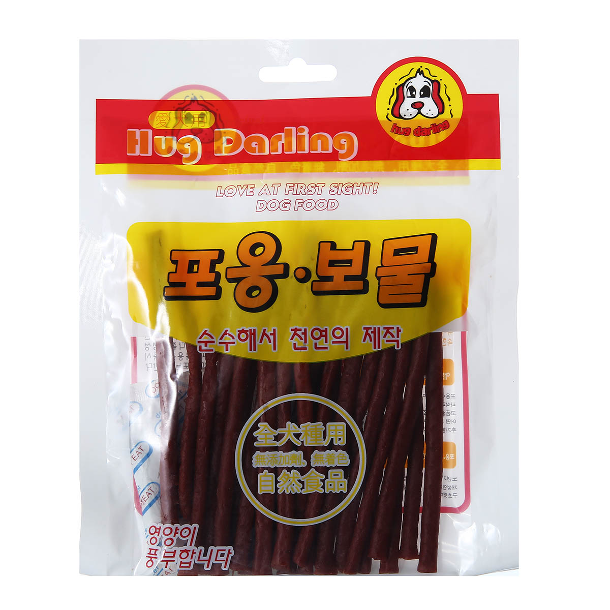 宠物狗零食 哈格 鲜香肉筋鸡肉条100g 鸡肉棒泰迪狗狗磨牙零食