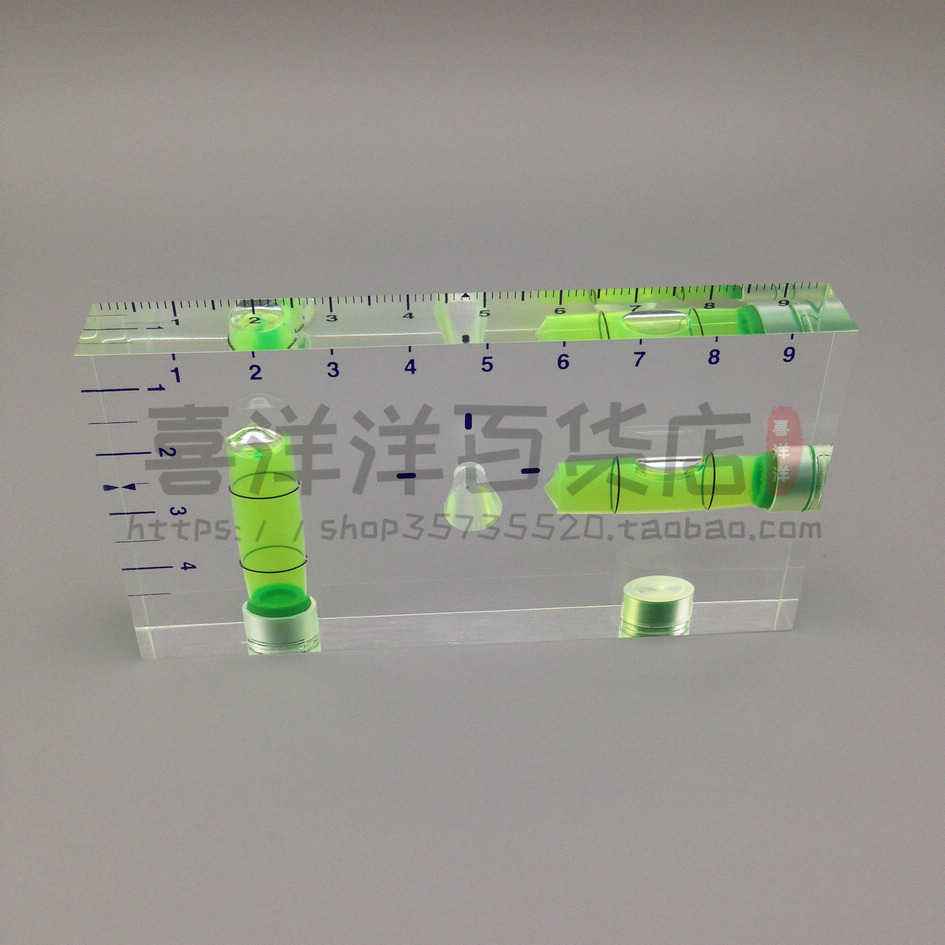 The new transparent mini horizontal ruler is exported to Japan