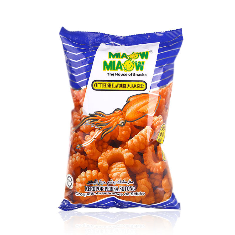 【天猫超市】 马来西亚进口食品 妙妙膨化鱿鱼味60g/袋膨化食品