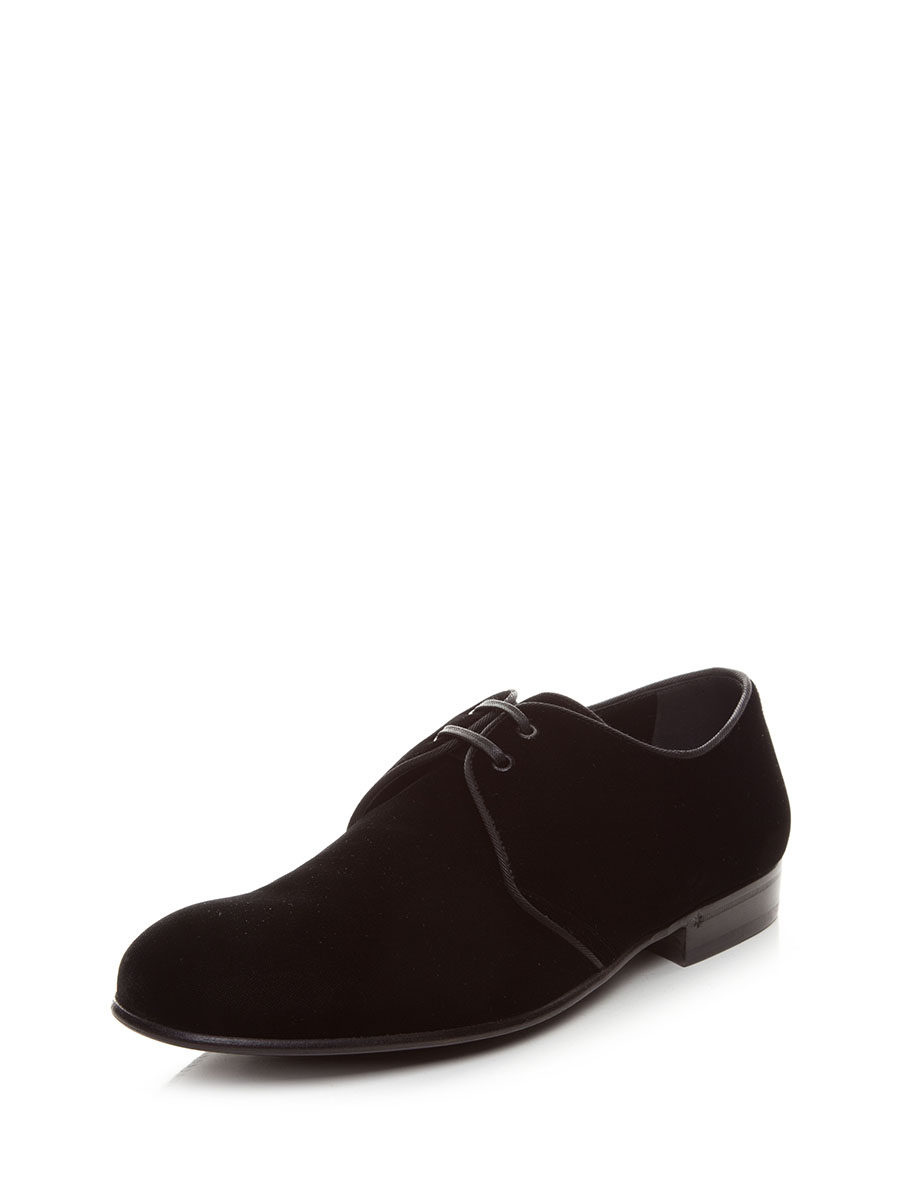 Dolce&Gabbana 黑色绒面德比鞋