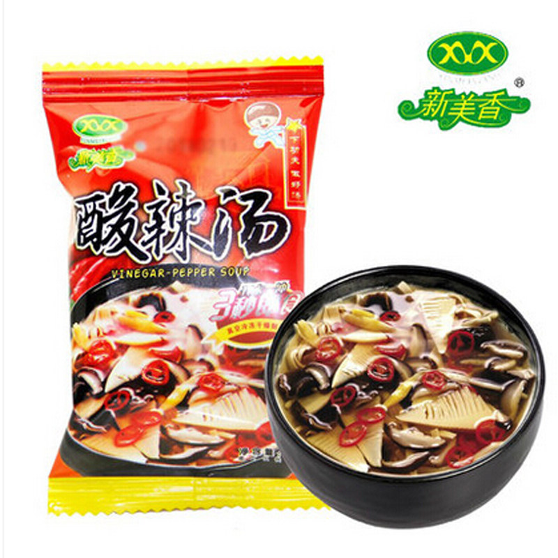 【天猫超市】新美香酸辣汤8g休闲方便零食速食蔬菜汤芙蓉鲜蔬汤料