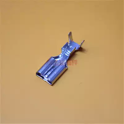 7 8 plug spring flat plug spring terminal block cold-pressed terminal Copper connector DJ625-7 8