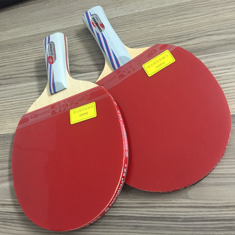 Table tennis racket Guo Yuehua Four-star table tennis racket finished shot 4-star ppq horizontal shot direct shot special price