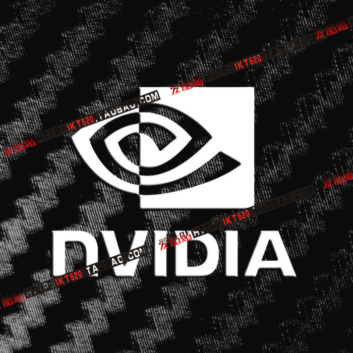 NVIDIA Metal Sticker Wei Da LOGO Metal Label Notebook Performance Label Logo LOGO A-type