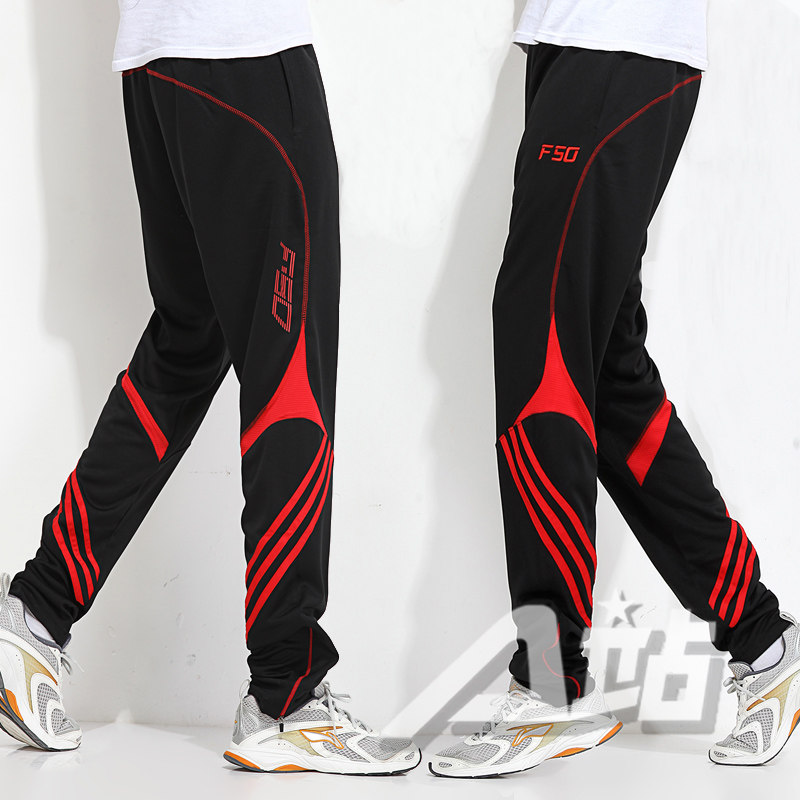 2020 spring and summer new F50 football pants track and field running training pants cycling pants men's sports pants fitness pants
