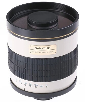 South Korea's samyang 800mm f8 telephoto lens return lens mainland licensed