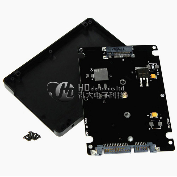 E431 E531 X240S Y410P Y510P M 2 NGFF SSD to 2 5 SATA3 adapter card